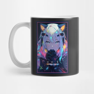 Anime Cat Girl | Quality Anime Design | Chibi Cat Girl Miaw | Manga Anime Art Mug